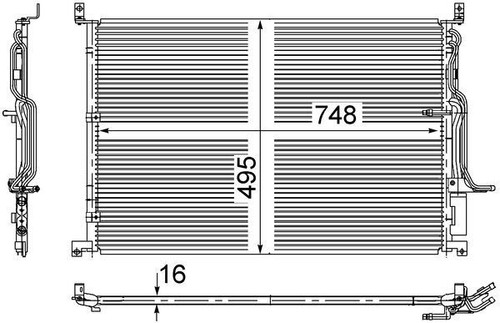 Mahle 271 000s - 271, kondensator