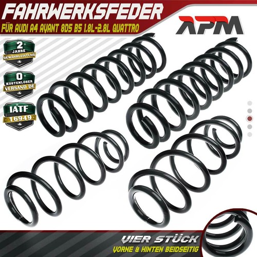 Fahrwerksfeder vorne hinten - 4x,