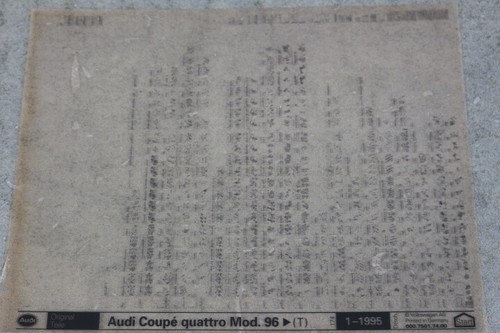 Audi coupe quattro mod - "mod., 96>"